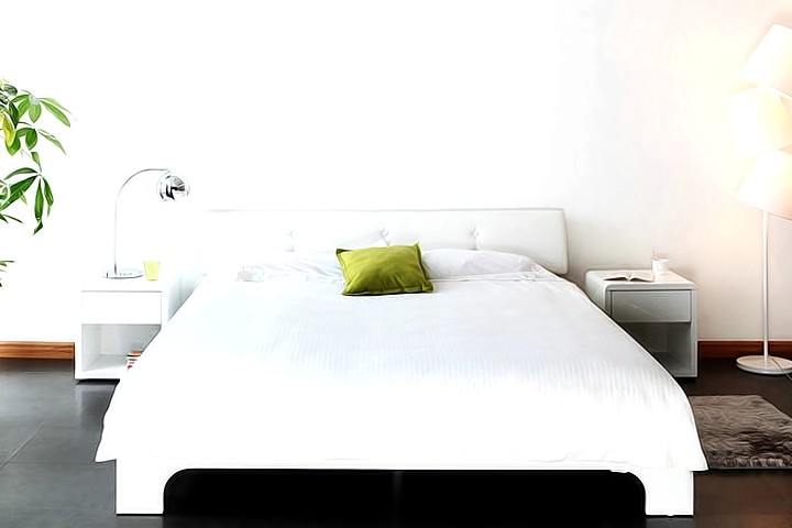 酷窝宜家不锈钢双人床