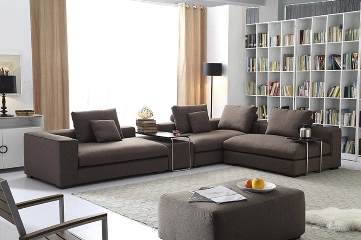 羽绒沙发营造出简约舒适的宜家环境