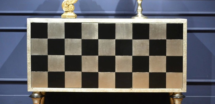 顶级制作的新古典马赛克玄关柜